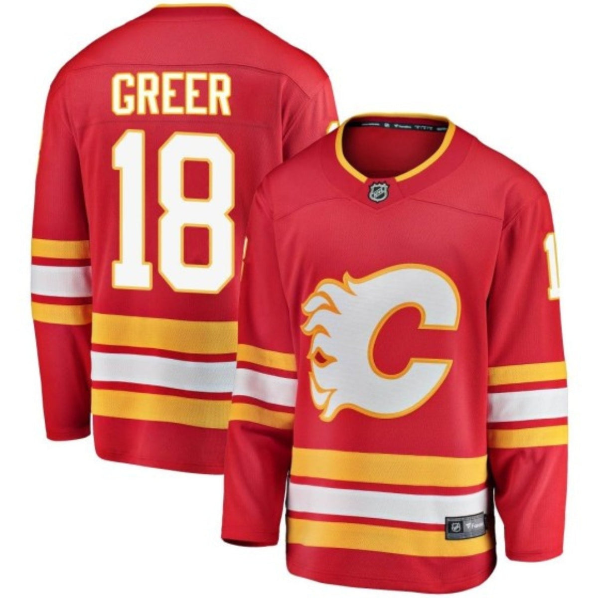 A.J Greer Calgary Flames 18 Jersey