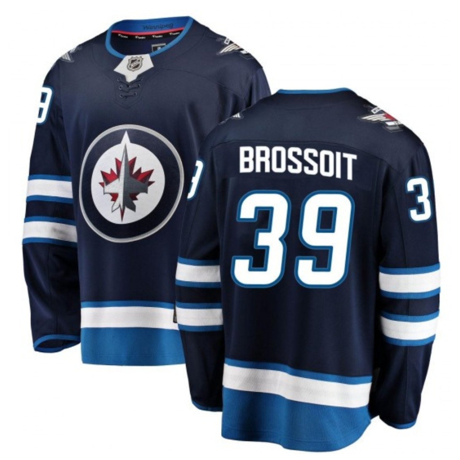 Laurent Brossoit Winnipeg Jets 39 Jersey