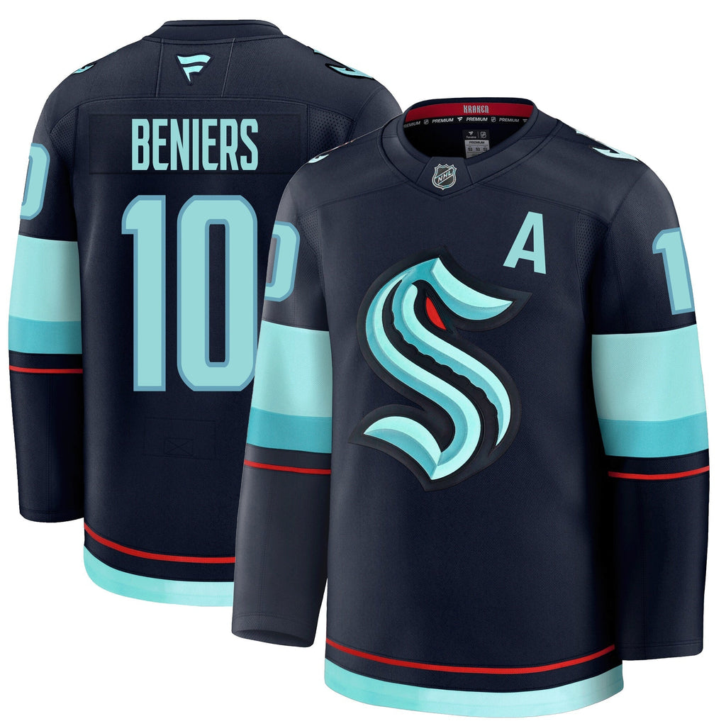 Matty Beniers Seattle Kraken Fanatics Premium Home Jersey