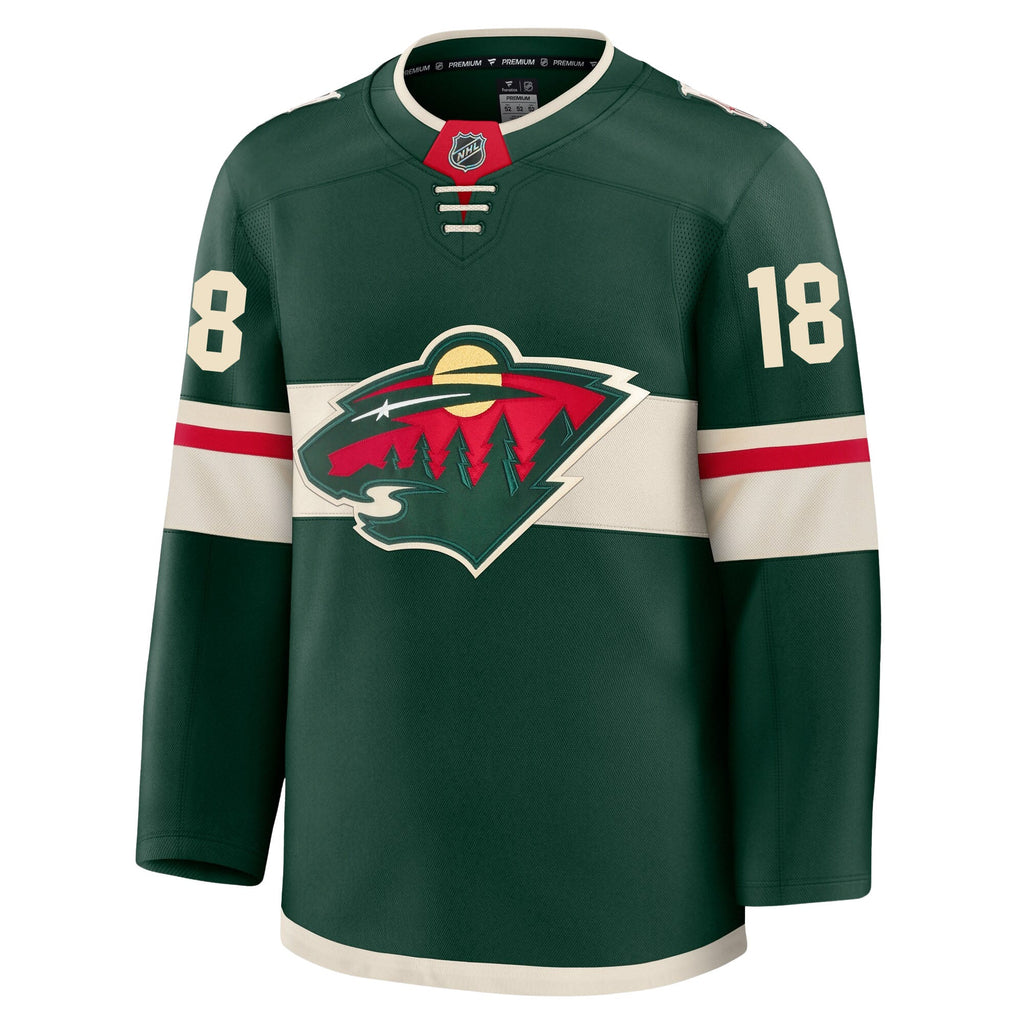 Vinnie Hinostroza Minnesota Wild Fanatics Premium Home Jersey